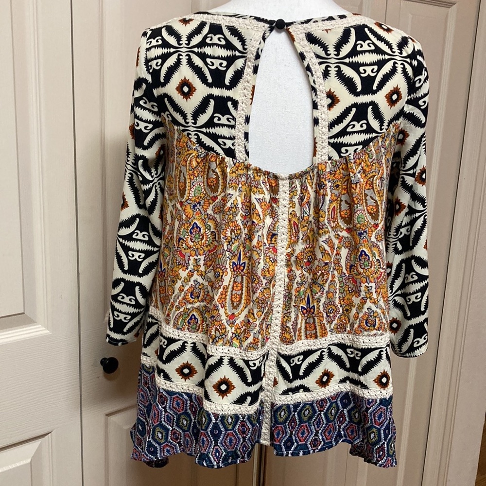 Freeway Boho Top Size M - Picture 7 of 15
